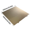 Kép 5/7 - 430x430 mm-es PEI Build Plate 3D nyomtatóágy kompatibilis a Neptune3 Max/Neptune 4 Max, Kobra 2 Max/ Kobra Max 3D nyomtató stabil formázásával és könnyen szétszerelhető