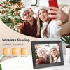 Kép 4/10 - 10,1 hüvelykes WiFi intelligens digitális képkeret, beépített 16 GB memória - Fekete