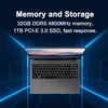 Kép 14/14 - Ninkear A16 Pro laptop grafikus tervezéshez, 16 hüvelykes, nagy tisztaságú kijelző 32 GB + 1 TB