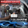 Kép 7/11 - Kézi légcsatornás turbóventilátor, 130 000 ford./perc sebességű lítium, heves ventilátoros hordozható autómosó