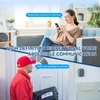 Kép 13/13 - QS-JQ909AH-B 2MP+2MP vezeték nélküli monitoros kamera, kétlencsés falra szerelhető intelligens WiFi kamera