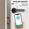 Kép 9/17 - Wafu Smart Lock kulcs nélküli bejárati ajtózár fogantyúval, jelszavas ajtózár