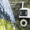 Kép 11/14 - QS-JQ928AH 2MP+2MP vezeték nélküli monitoros kamera, kétlencsés falra szerelhető intelligens WiFi kamera