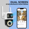 Kép 12/14 - QS-JQ928AH 2MP+2MP vezeték nélküli monitoros kamera, kétlencsés falra szerelhető intelligens WiFi kamera