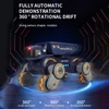 Kép 8/8 - 2,4 GHz-es 360°-os forgó gesztusérzékelő, elektromos távirányítós robotjáték - Narancs, 1 akkumulátor