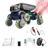 Kép 1/3 - 2,4 GHz-es 360°-os forgó gesztusérzékelő, elektromos távirányítós robotjáték - Zöld, 1 akkumulátor