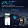 Kép 15/16 - SJCAM M60 4K 30FPS műszerfali kamera első autós GPS műszerfali kamera rögzítő műszerfal első, hátsó és beltéri kamerával