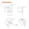 Kép 12/16 - Trianglelab CHC Hotend Matrix extruder készlet, kerámia hőmag, gyors melegítés, M6 menet