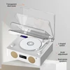 Kép 9/20 - Retro CD lejátszó, vezeték nélküli BT hangszóró, FM rádió