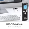 Kép 9/17 - T63 digitális hangrögzítő, 8GB+32GB aktivált felvétel lejátszás, MP3 zenelejátszó mikrofonnal és hangszóróval