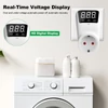 Kép 13/14 - HLP02 digitális automatikus feszültségvédő aljzat 230V 16A LCD kijelzővel