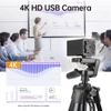 Kép 11/12 - F8 4K HD USB kamera, fix fókuszú objektíves 12MP mini webkamera