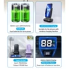 Kép 13/15 - RX01 okostelefon fényképezőgép pattintható markolata – 15 W vezeték nélküli töltőállvány és forgatható mágneses fogantyú - Zöld, B típus