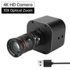 Kép 11/13 - F7 4K HD USB kamera 10X optikai zoom, 5-50 mm változó lencsés 8 MP mini webkamera mikrofonnal