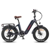 Kép 1/20 - FAFREES F20 Master elektromos kerékpár 20 * 4,0 hüvelykes zsíros gumiabroncsok 500 W hátsó hajtómotor 48 V 22,5 AH akkumulátor - Szürke
