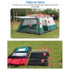 Kép 7/12 - Outdoor Travel Camping Sátor 8-12 fő részére, Vízálló sátor - Keki