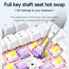 Kép 7/18 - AULA F99 mechanikus billentyűzet – vezeték nélküli, tömítésre szerelhető, hárommódusú csatlakoztathatóság, 99 gombos, alacsony késleltetésű játékbillentyűzet fényeffektussal - Típus 1