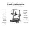 Kép 15/16 - Anycubic Kobra 3 3D nyomtató többszínű nyomtatógép Max. 600 mm/s nyomtatási sebesség LeviQ 3.0 automatikus szintezővel, 4,3 hüvelykes érintőképernyő 250 mm x 250 mm x 260 mm nyomtatási méret
