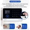 Kép 8/20 - Tuya vezeték nélküli WIFI + GSM automatikus tárcsázó riasztó biztonsági rendszer - LCD kijelző, ajtóérzékelő, PIR mozgásérzékelő