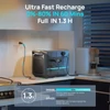 Kép 6/17 - DaranEner NEO1500 PRO hordozható erőmű, 1800 W 1382 Wh tartalék lítium akkumulátoros napelemes generátor