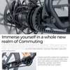 Kép 5/17 - ENGWE P275 Pro City elektromos kerékpár 27,5 hüvelykes küllős gumik 250W Bafang kefe nélküli középhajtású motor - Fekete