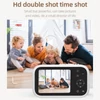 Kép 8/13 - H17 hordozható 1080p digitális fényképezőgép. Digitális Videokamera - Fehér