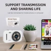 Kép 13/13 - H17 hordozható 1080p digitális fényképezőgép. Digitális Videokamera - Fehér