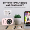 Kép 11/13 - H17 hordozható 1080p digitális fényképezőgép. Digitális Videokamera - Pink
