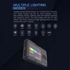 Kép 7/13 - COLBOR PL8R zsebes RGB videolámpa, 2700K-6500K fényképezési LED-es kitöltőfénypanel