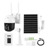 Kép 2/13 - Napenergiával működő vezeték nélküli monitorkamera, 3 MP falra szerelhető intelligens WiFi kamera napelemmel