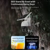 Kép 3/13 - Napenergiával működő vezeték nélküli monitorkamera, 3 MP falra szerelhető intelligens WiFi kamera napelemmel