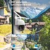 Kép 5/13 - Napenergiával működő vezeték nélküli monitorkamera, 3 MP falra szerelhető intelligens WiFi kamera napelemmel