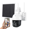 Kép 1/13 - Napenergiával működő vezeték nélküli monitorkamera, 3 MP falra szerelhető intelligens WiFi kamera napelemmel