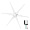 Kép 1/9 - Szélturbina generátor készlet, 400 W 12 V, 6 lapátos hibrid töltésvezérlővel - Fehér