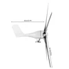 Kép 7/8 - Szélturbina generátor készlet, 400 W 12 V hibrid töltésvezérlővel 2,0 m/s indító szélsebesség - Kék, 5 lapáttal