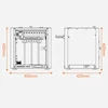 Kép 19/20 - KINGROON KLP1 230 3D nyomtató, FDM 500mm/s gyorsnyomtató gép, nyomtatási méret 230x230x210mm, 3,5 hüvelykes érintőképernyő