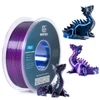 Kép 1/10 - Geeetech PLA filament, háromszínű selyem 3D nyomtatóhoz (1 kg) - kék+lila+fekete