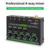 Kép 8/20 - MAX400-PRO mini audiokeverő – 4 csatornás sztereó/monó kapcsolás rendkívül alacsony zajszinttel