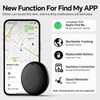 Kép 9/15 - Intelligens csomagkereső, kulcskereső – hordozható BT nyomkövetők, amelyek kompatibilisek az Apple Find My szolgáltatással - Fekete, 4 db