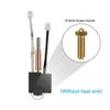 Kép 9/12 - Kobra 3 Hotend 3D nyomtató-extruder nyomtatófej-készlet 24V 50W - 0,4 mm-es sárgaréz fúvókával, hűtőborda nélkül