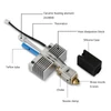 Kép 7/14 - 24 V-os 80 W-os kerámia Hotend készlet hűtőbordával, szilikon hüvelyrel, kompatibilis az Elegoo Neptune 4 Plus/Neptune 4 Max 3D nyomtatóval