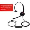 Kép 3/12 - H630-USB USB vezetékes számítógépes fejhallgató mikrofonnal Zajcsökkentő univerzális iroda, Call Center fejhallgató, egyoldalas