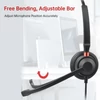 Kép 7/12 - H630-USB USB vezetékes számítógépes fejhallgató mikrofonnal Zajcsökkentő univerzális iroda, Call Center fejhallgató, egyoldalas