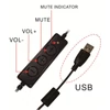 Kép 10/12 - H630-USB USB vezetékes számítógépes fejhallgató mikrofonnal Zajcsökkentő univerzális iroda, Call Center fejhallgató, egyoldalas