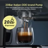 Kép 2/14 - HiBREW H5 1050 W kávéfőző, 20 bar-os félautomata cappuccino eszpresszó kávéfőző - Ezüst