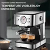 Kép 4/14 - HiBREW H5 1050 W kávéfőző, 20 bar-os félautomata cappuccino eszpresszó kávéfőző - Ezüst