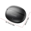 Kép 4/10 - Lenovo EA210 vezeték nélküli zajszűrő fülhallgató, fülbe helyezhető fejhallgató - Fekete