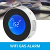 Kép 2/11 - WiFi földgázszivárgás érzékelő otthonra, gázriasztó és monitor LCD kijelzővel (1 csomag)
