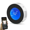 Kép 1/11 - WiFi földgázszivárgás érzékelő otthonra, gázriasztó és monitor LCD kijelzővel (1 csomag)