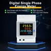 Kép 13/14 - 6 az 1-ben digitális, egyfázisú energiamérő teszter, Din-sínes váltóáramú monitor - D52-2066, AC 40V~300V